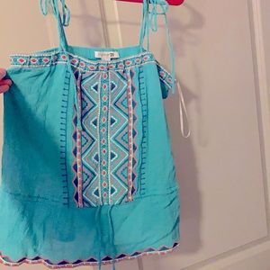 Tribal print tank